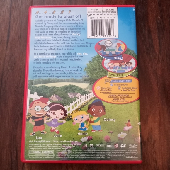 Walt Disney's LITTLE EINSTEINS Our Huge Adventure on DVD - Picture 2 of 2